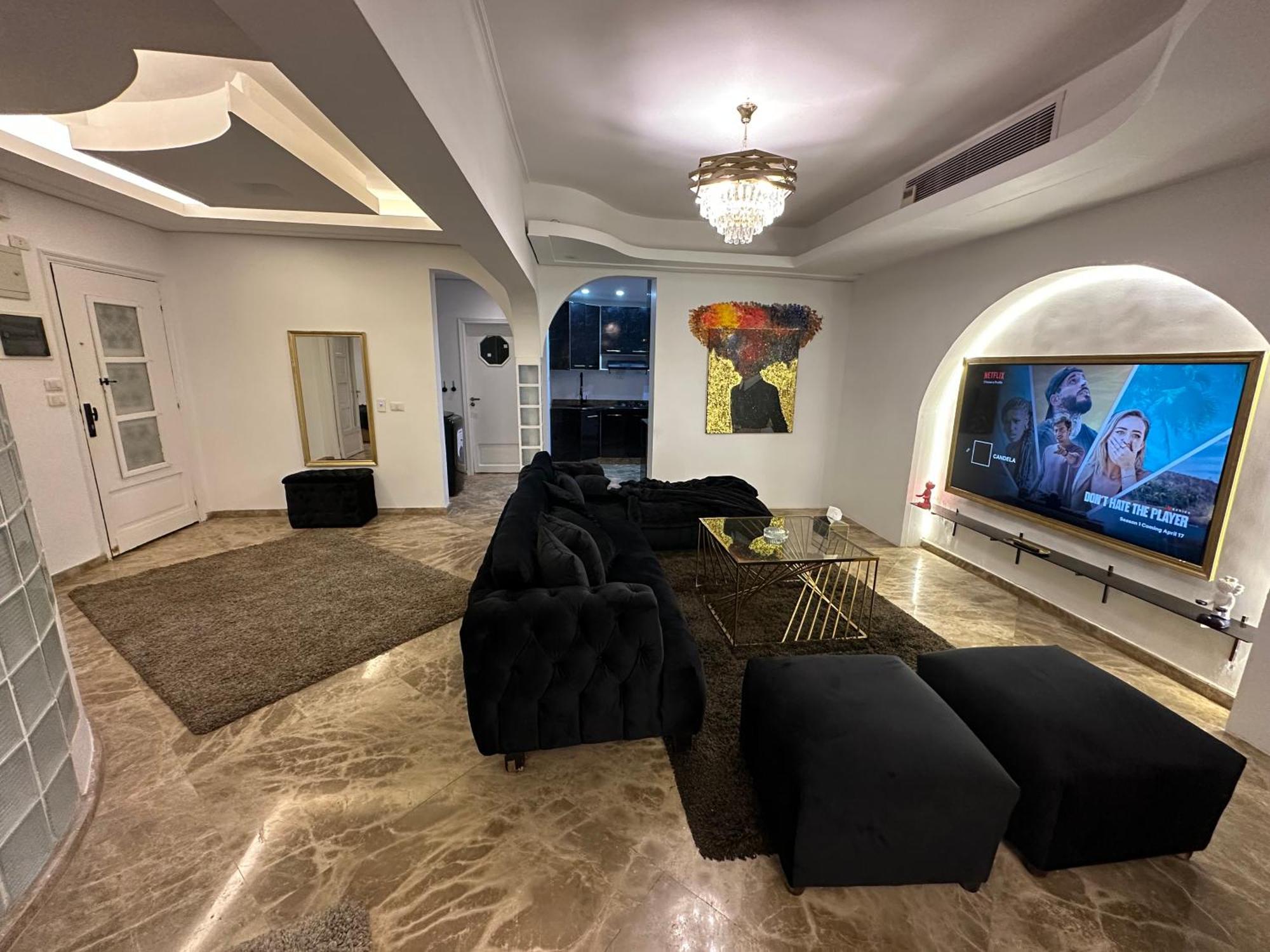 Modern 1-Bedroom Apartment In Zamalek Visits Allowed Kairo Eksteriør billede